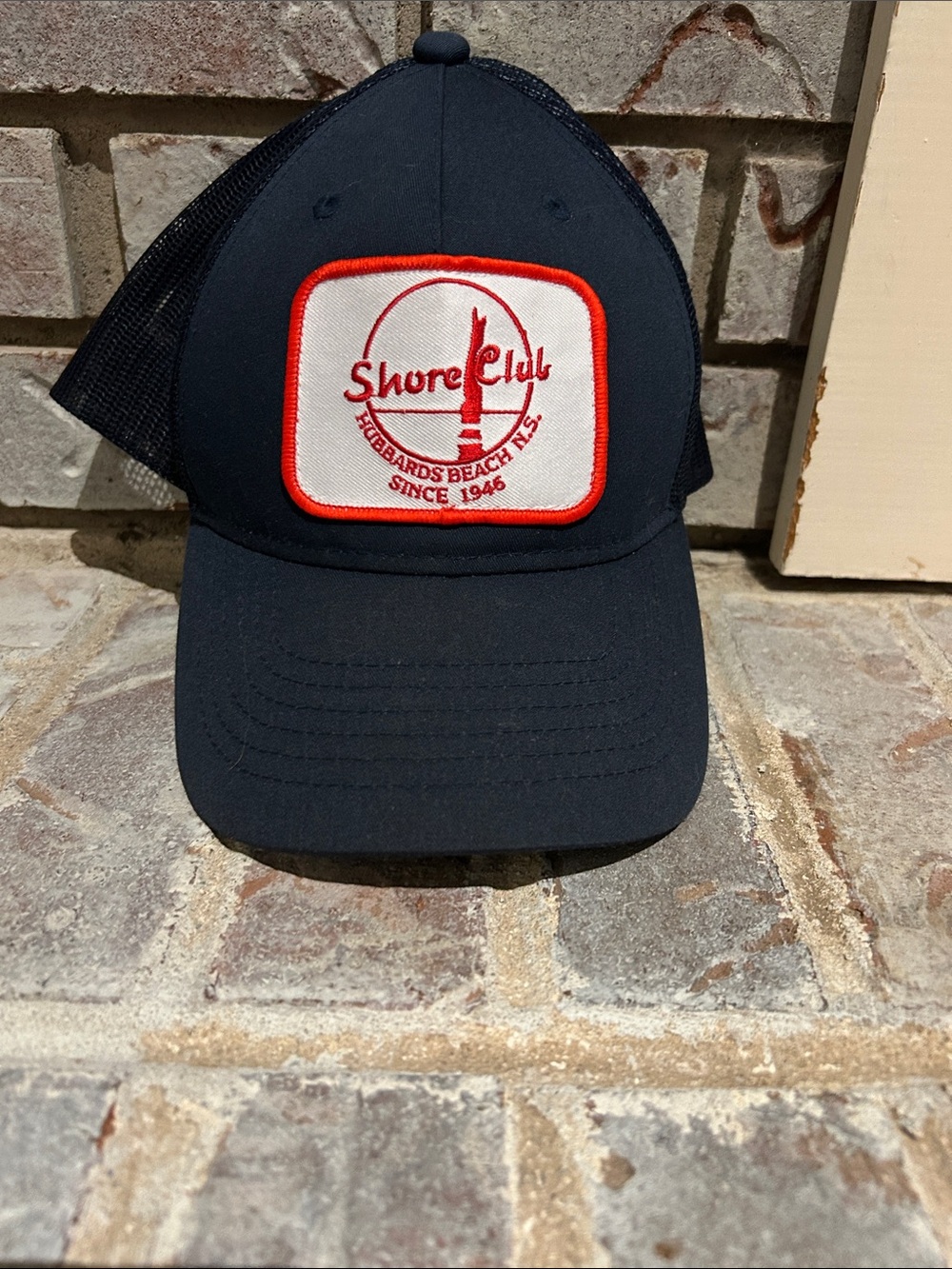 Navy Shore Club Hubbard NS Trucker Hat with Patch